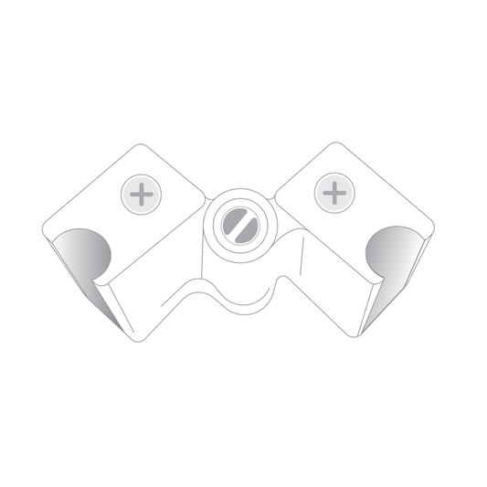 Link adjustable connector (White)