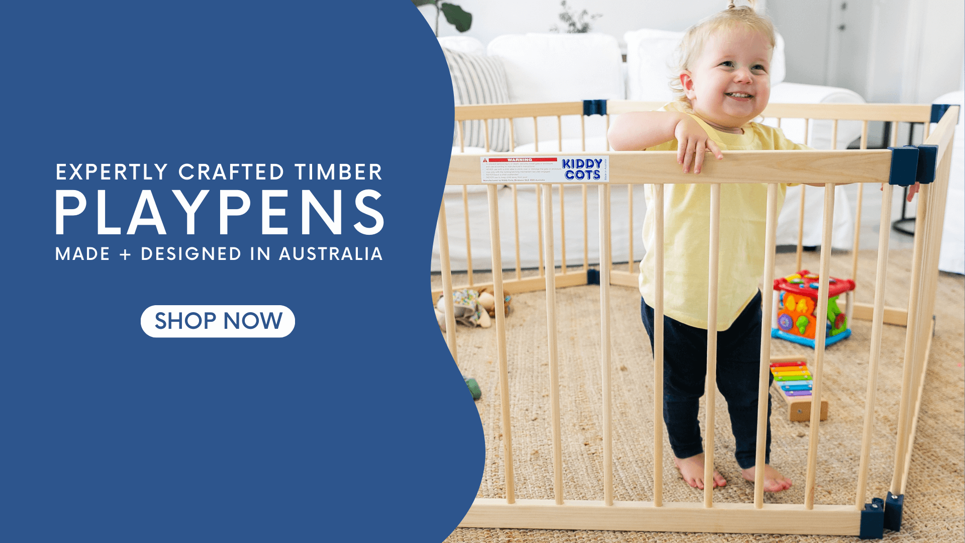 Playpens Expertly Crafted in Australia Kiddy Cots